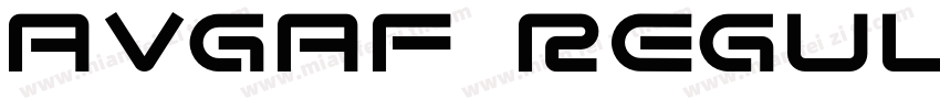 Avgaf Regular字体转换